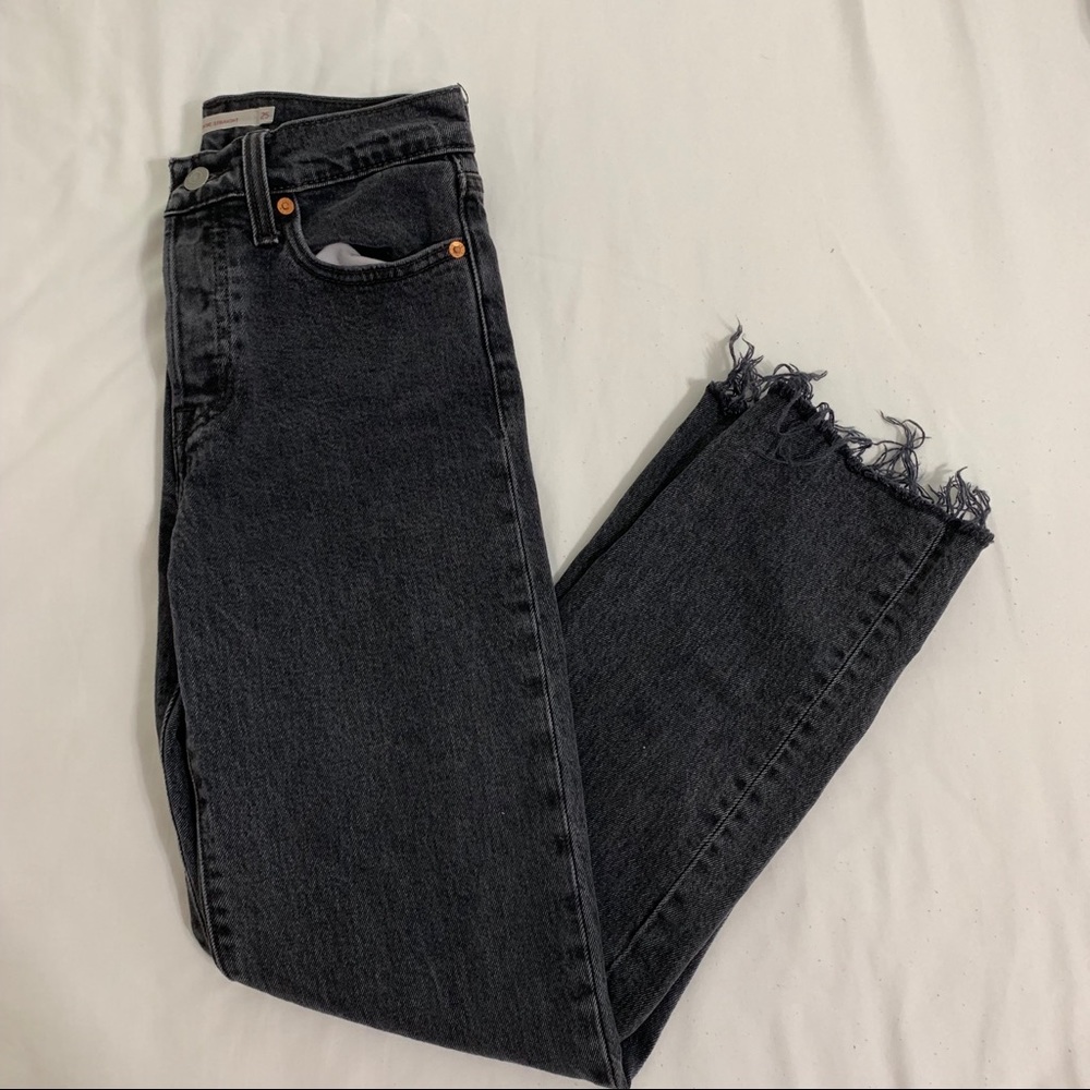 Levi’s Black Wedgie Straight Jeans